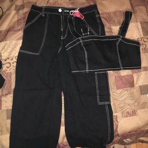 COPY - Plus Size Black Denim Set